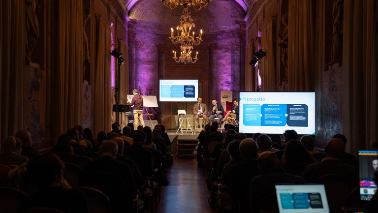 La sala dell’evento